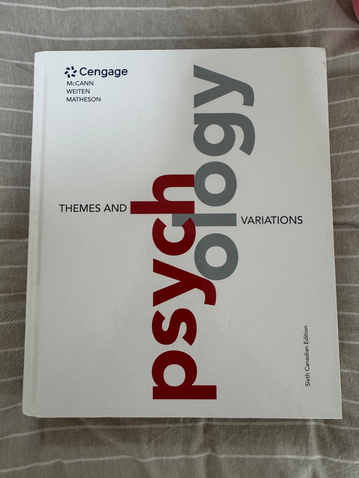 Psychology: Themes and Variations